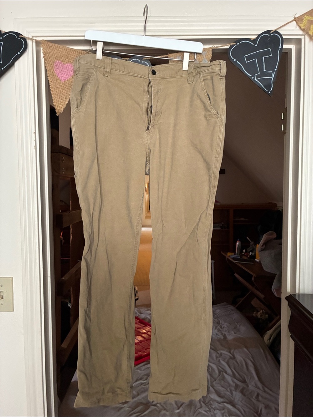 Carhartt Men's Khaki Tan Chinos